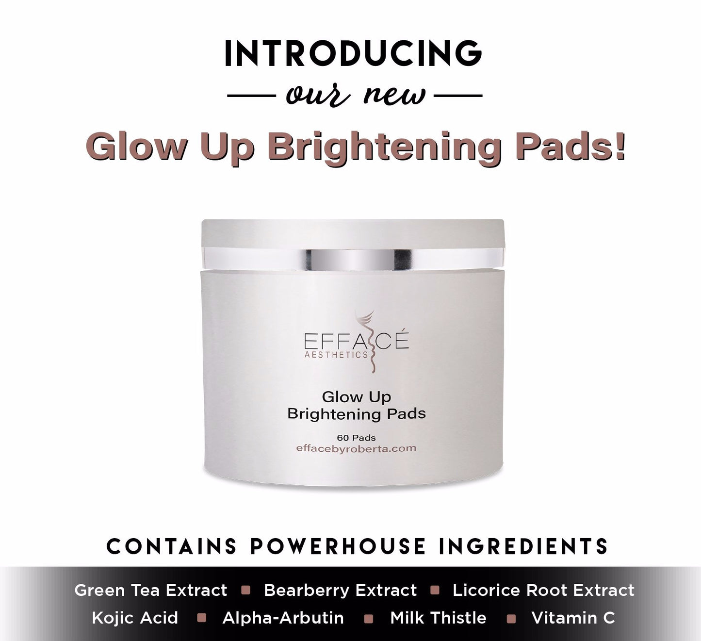 EFFACÉ Brightening Pads: Glow Up