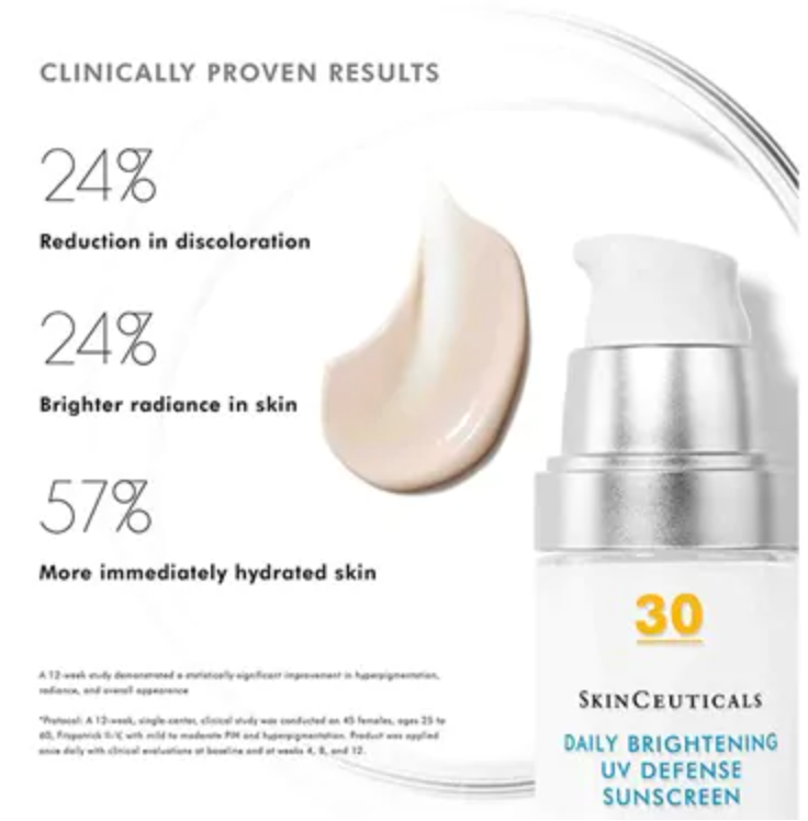 SkinCeuticals Daily Brightening UV Defense Sunscreen SPF 30 (1 oz)